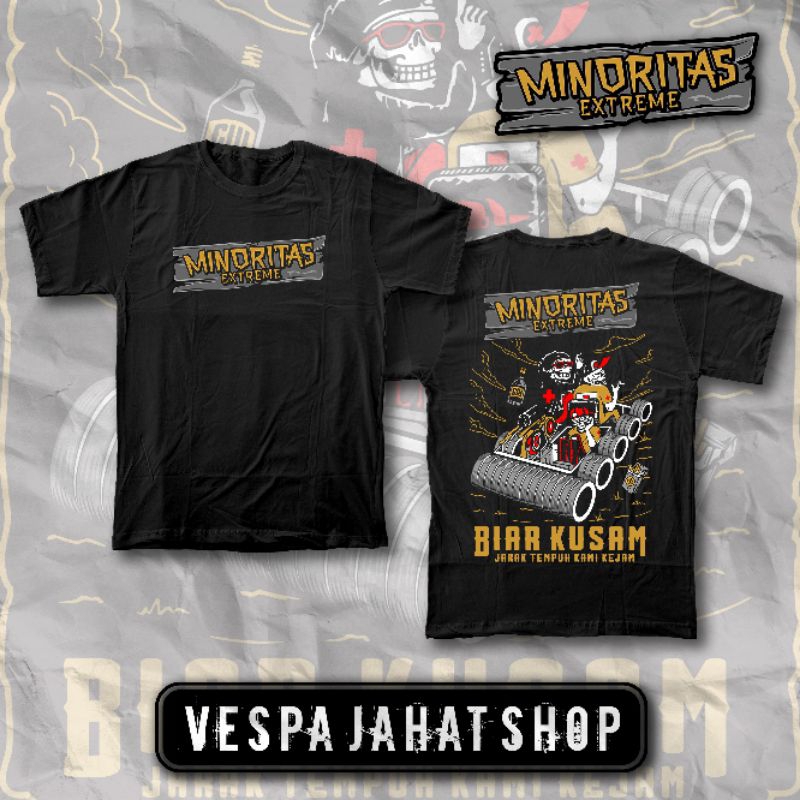 kaos Vespa minoritas extreme