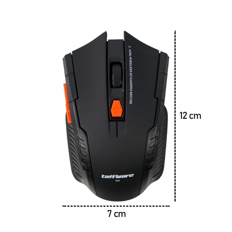 MOUSE WIRELESS GAMING FANTECH 2000 DPI HITAM - Taffware