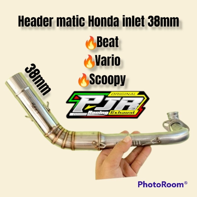 Header/Leher  Beat Vario Scoopy atas Inlet 38 mm pemasangan PNP