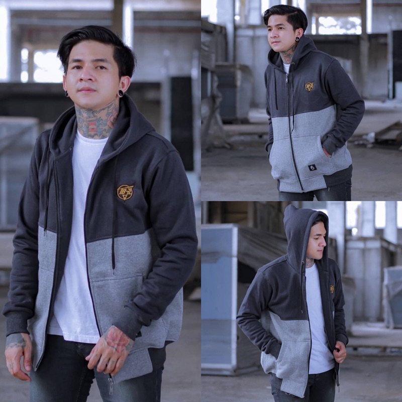 Jaket The Bojiel Jaket Zipper Kombinasi Jaket Hoodie Jaket Pria