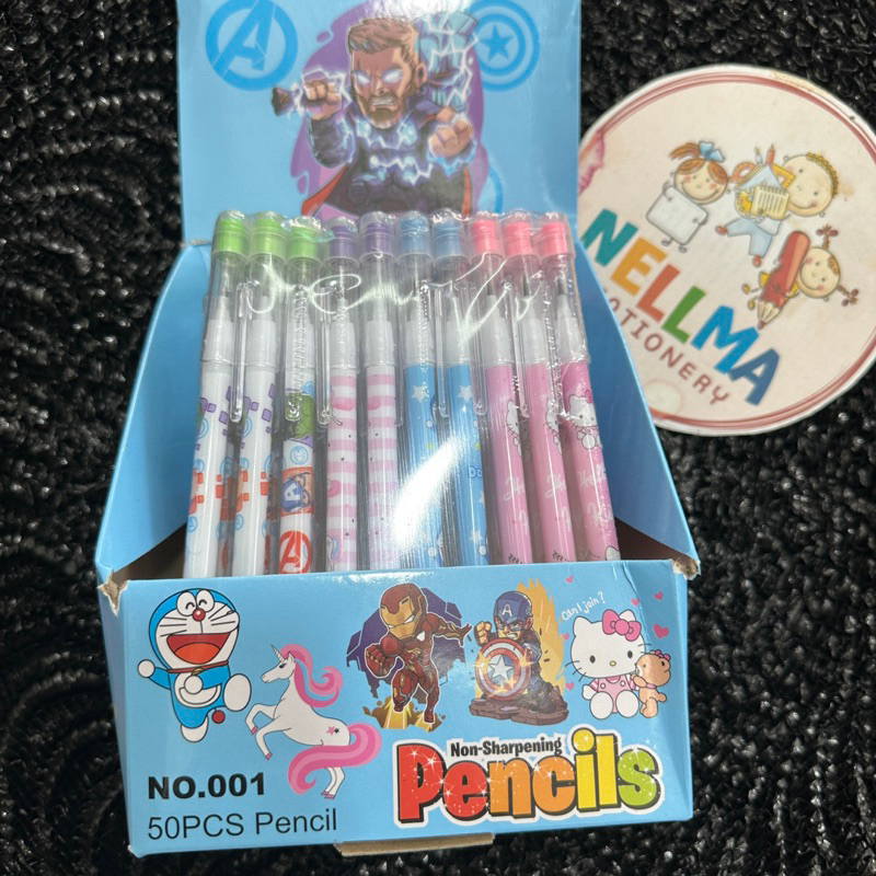 

Ready Pensil Lantu Tumpuk tumpuk Pensil Bensia isi 50 pcs karakter Ori!!