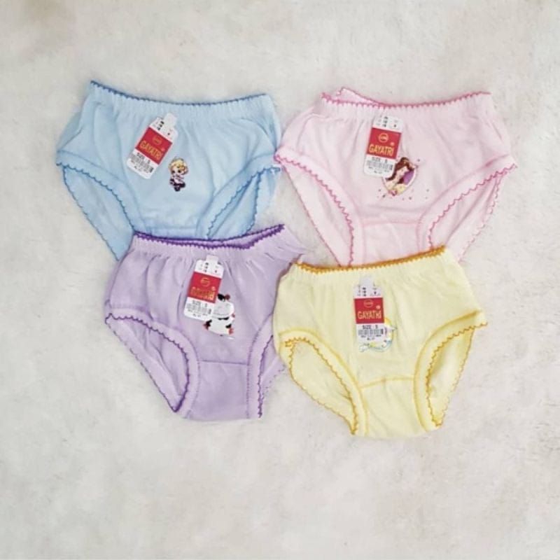 (M L XL)(12 pcs &amp; 6 pcs) gROSIR LUSINAN CELANA DALAM ANAK PEREMPUAN MURAH/cd anak perempuan murah