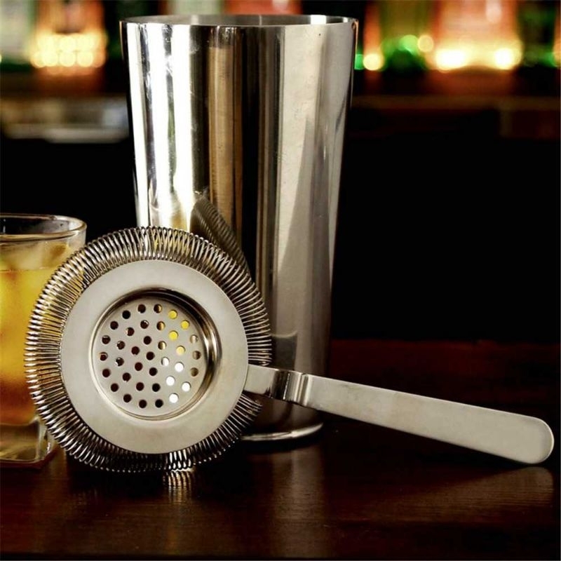 BARMAID BARWARE Cocktail Strainer Stainless Steel Bar Tools - BRW9