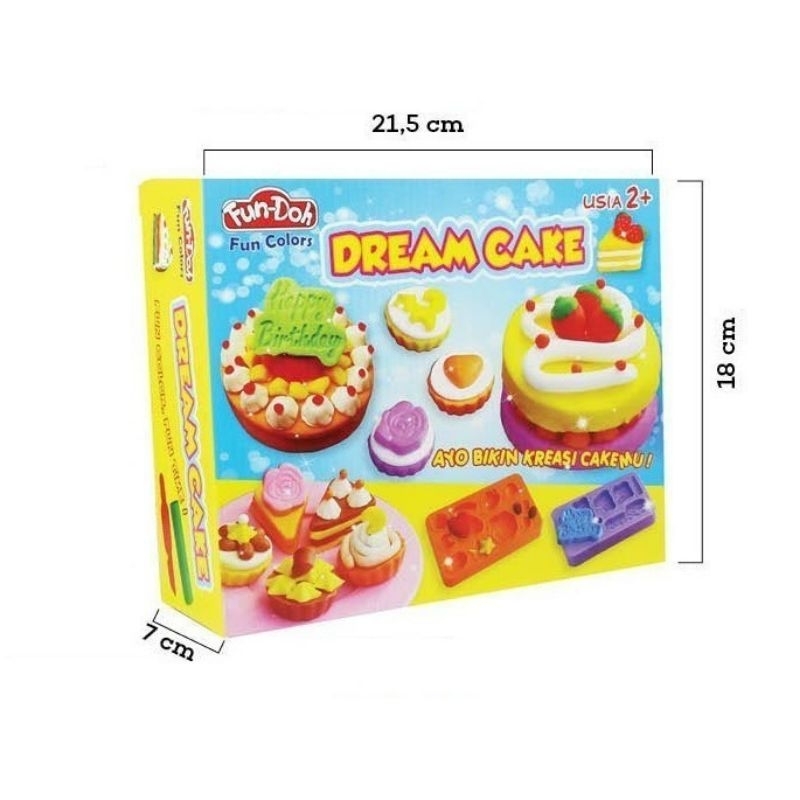 FUN DOH DREAM CAKE / MAINAN EDUKASI ANAK