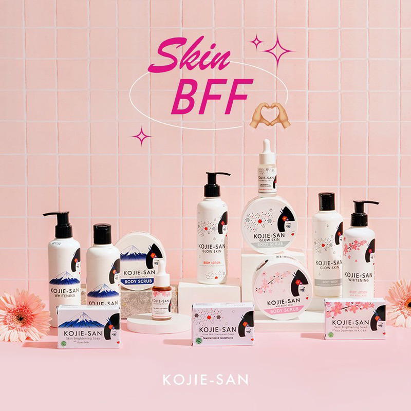 KOJIE SAN INDONESIA ORIGINAL 100% / LOTION KOJIE SAN / BODY WASH KOJIE SAN / BODY SCRUB KOJIE SAN / 
