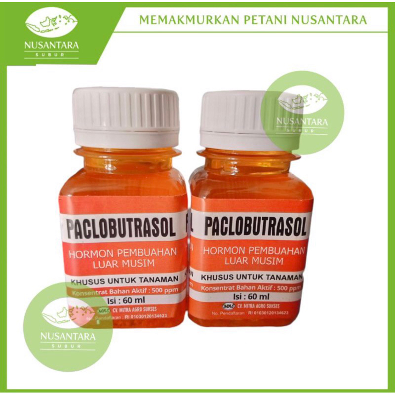 Pupuk Zpt Paklobutrasol Paklobutrazol Paclobutrasol Perangsang Buah 60 Ml