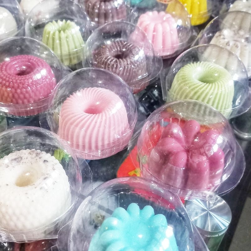 RB 50PCS MIKA BOLU PUDING CUP CAKE SETENGAH BOLA