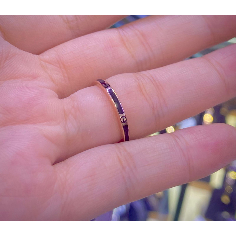 cincin cartier black750/75%