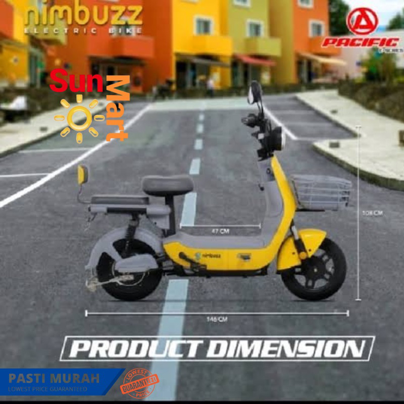 SEPEDA LISTRIK ELECTRIC BIKE PACIFIC NIMBUZZ MOTOR ELEKTRIK TERBAIK