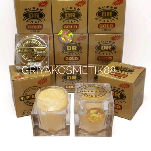 CREAM DR GOLD TUTUP TIMBUL HOLO KUDA [ecer]