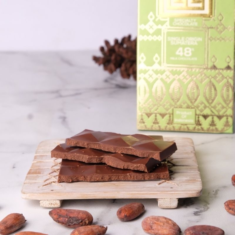 

LILE CHOCOLATE Sumatra Milk Chocolate 48% Bar 70gr