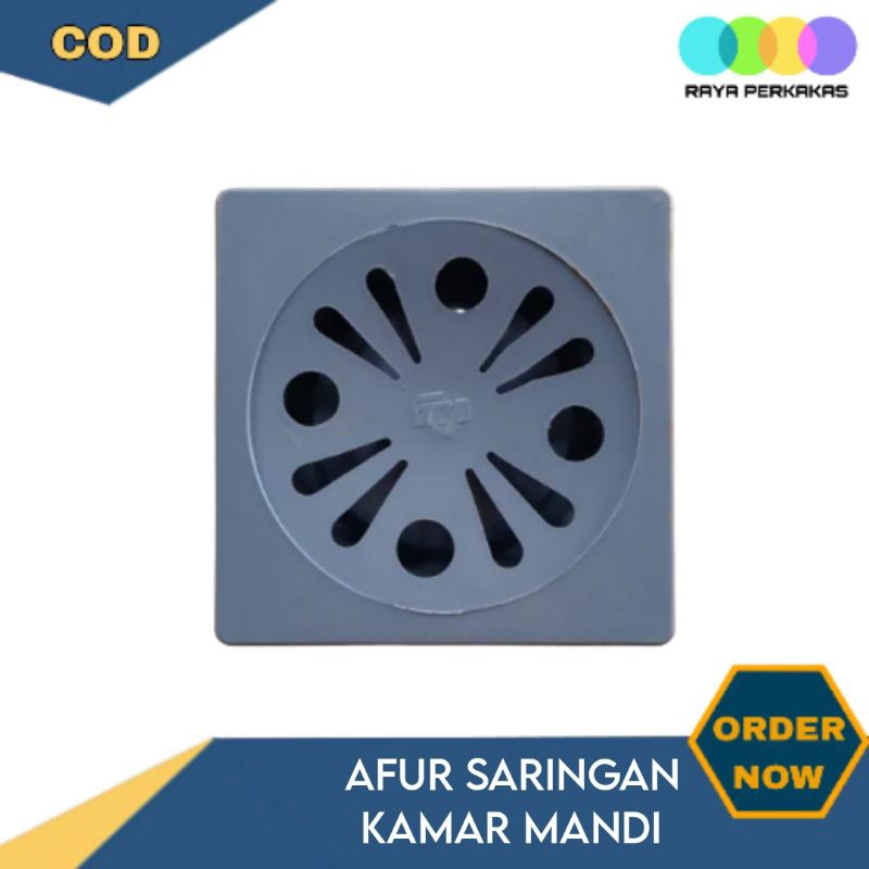 Afur Saringan Kamar Mandi Kotak PVC