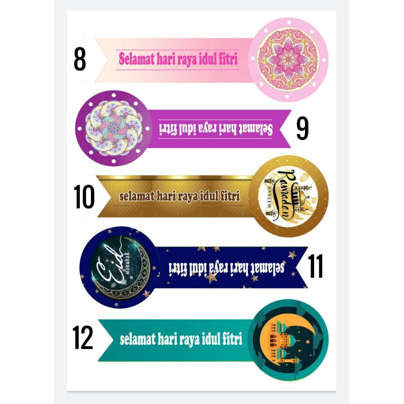 STIKER UNTUK TOPLES 1PCS ISI 12 LEMBAR/PART 3