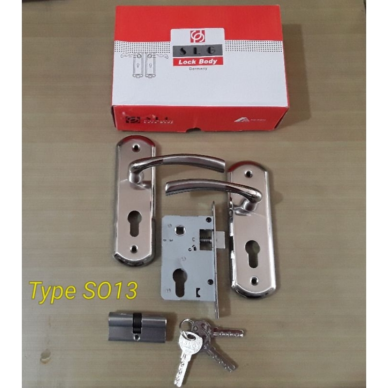 kunci pintu soligen kecil/kunci soligen/soligen S013/ kunci pintu/ gagang pintu/ handle pintu murah/