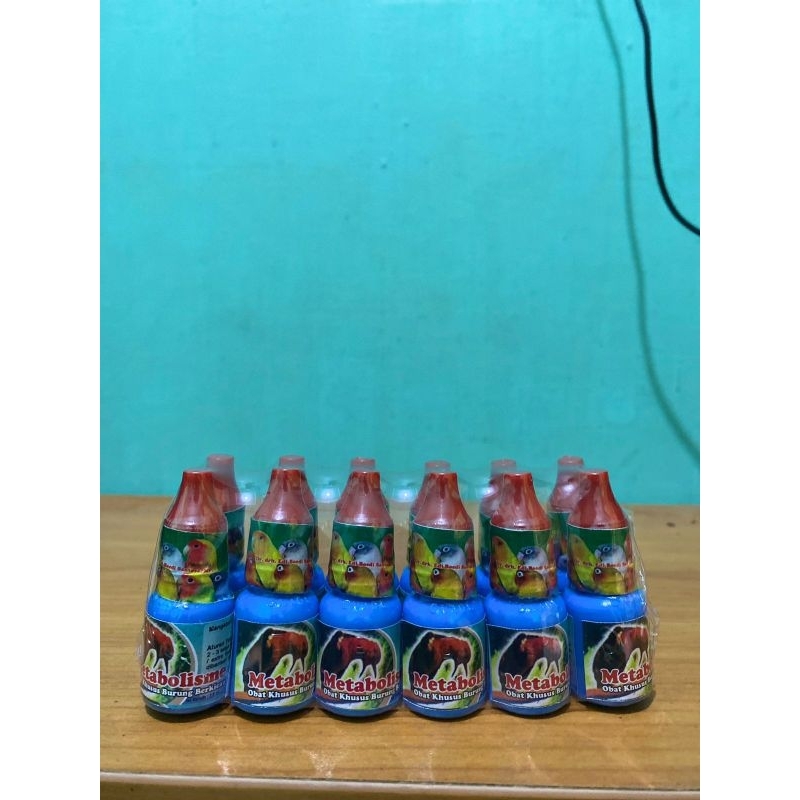 Metabolis Metabolisme Burung (1 pack/12 biji) Pleci Murai Batu Kenari Dr edi