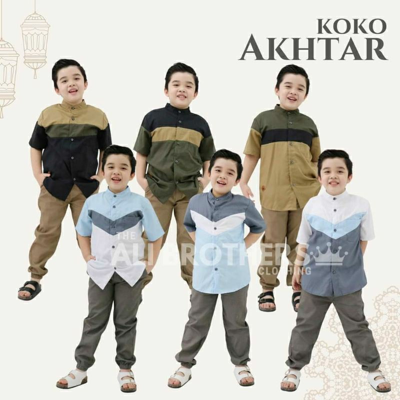 Koko Akhtar Alibrothers Set Koko Anak