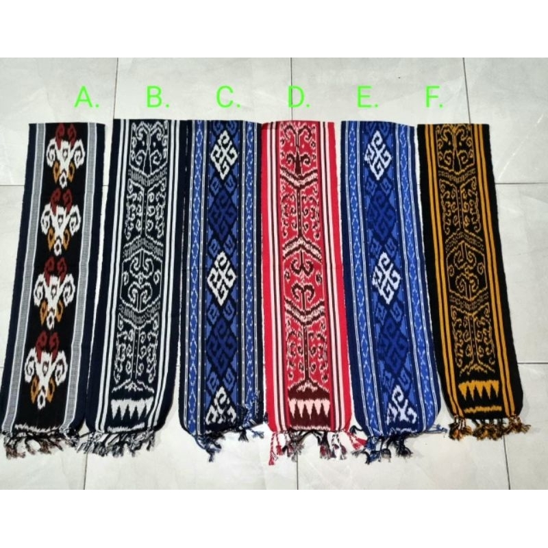 Syal tenun ethnic 20x180 cm