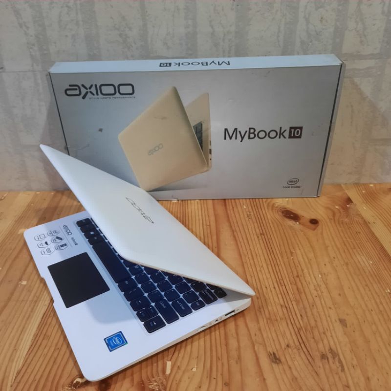 Laptop Axioo Mybook 10 intel Celeron N3350 Windows 10 Seri Baru Super Slim ringan enteng