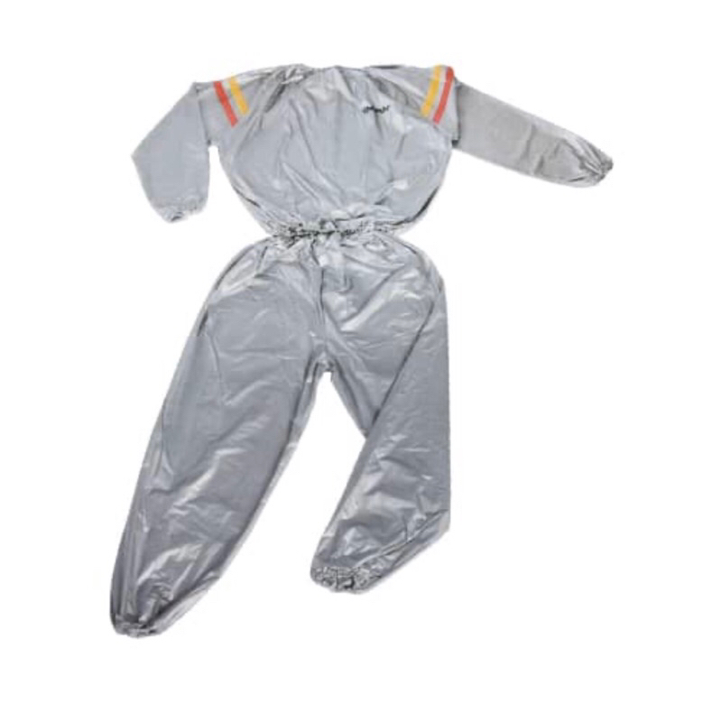 CHAMPS PAKAIAN SAUNA M,L,XL SILVER/ACE SAUNA SUIT/BAJU OLAHRAGA/ACE ALAT OLAHRAGA/ACE ALAT GYM