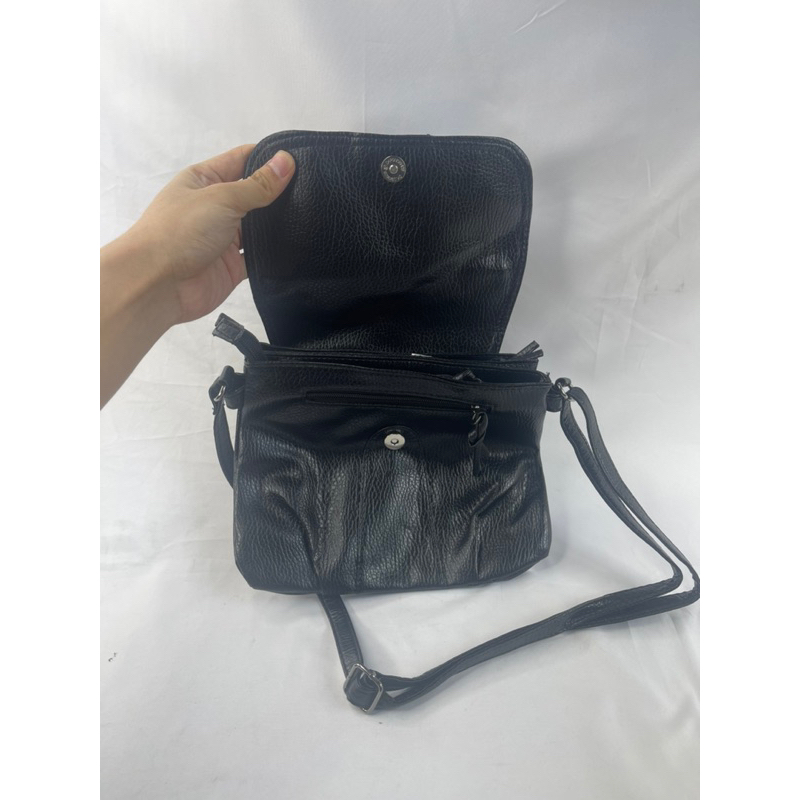 [OBRAL RIJEK] Tas Selempang Wanita Messenger Bag PU Leather - 8362