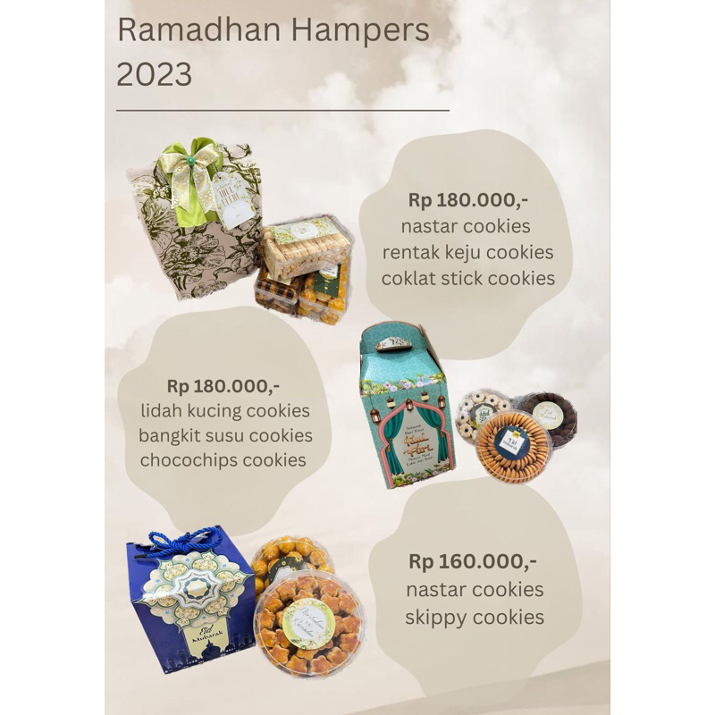 

Hampers Lebaran Idul Fitri. Tas box kotak hampers.