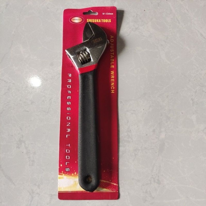 SHISUKA kunci Inggris 10&quot; blister / adjustable wrench 10&quot; SHISUKA