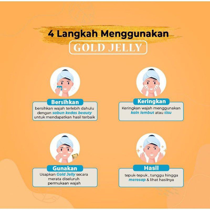 gold jelly kedas beauty 100% original BPOM dan halal • gold jelly kedas beauty • kedas beauty gold j