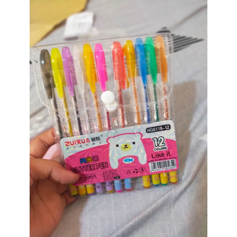 

promo pulpen pelangi isi 12 pcs