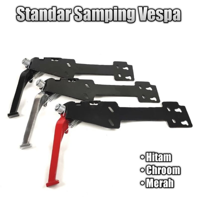 Standar Samping Motor Vespa Model ZIP Ring 8 Ring 10