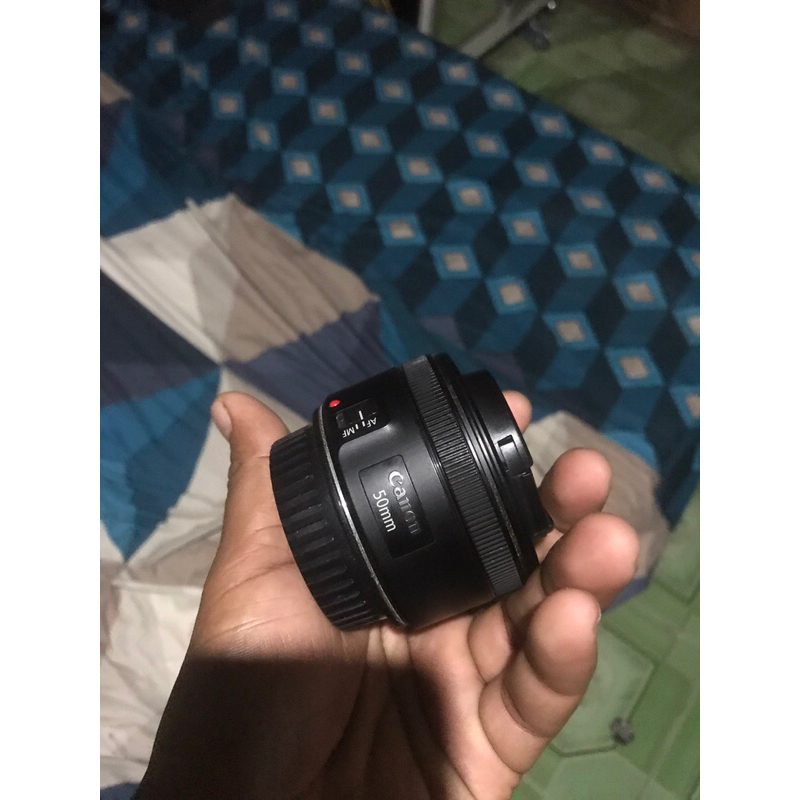 lensa fix canon 50mm STM second