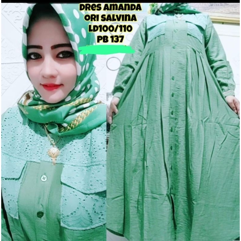 DRESS MIDI AMANDA ORI SALVINA