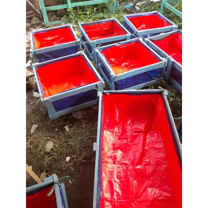 TERPAL KOLAM IKAN A8 TEBAL / KOLAM TERPAL PETAK / TERPAL KOLAM
