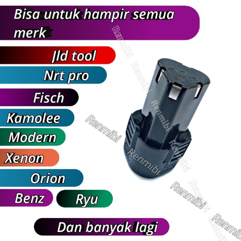 baterai batrai bor cordless 12v volt batre bisa buat mailtank orion xenon nrt pro nagawa