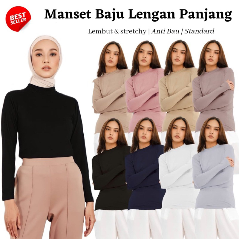 [MANSET]Manset hijab wanita lengan panjang