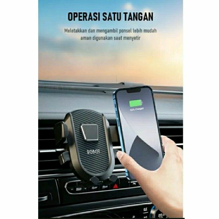 Robot Car Holder RT-CH15 AIR VENT  Stand Holder Mobile Universal Gravity Smartphone