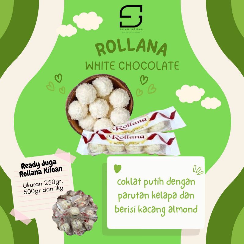 

Rollana Chocolate Almond RollanaChocolate Rollana Milk Choco Peanut Butter Original Best Seller