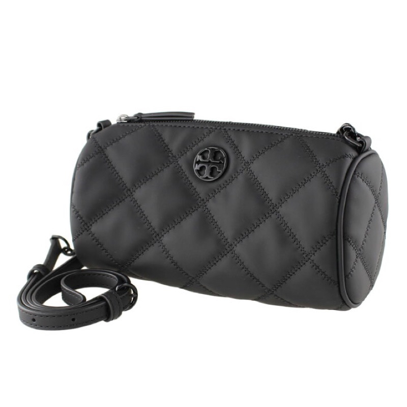 Tory Burch Miller Black Willa Barrel Crossbody Bag TB 141024