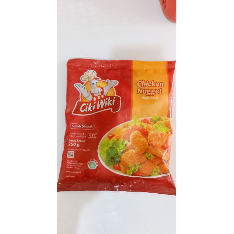 

Ciki wiki nugget ayam 250gr naget ayam