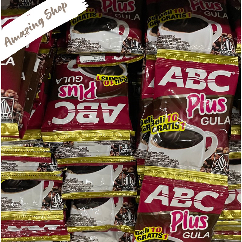 

Kopi ABC Plus Gula 1 renteng (10x18g)