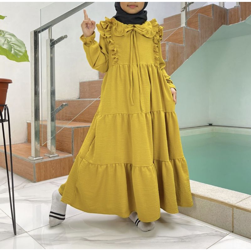 GAMIS ANAK TANGGUNG CRINKLE PREMIUM