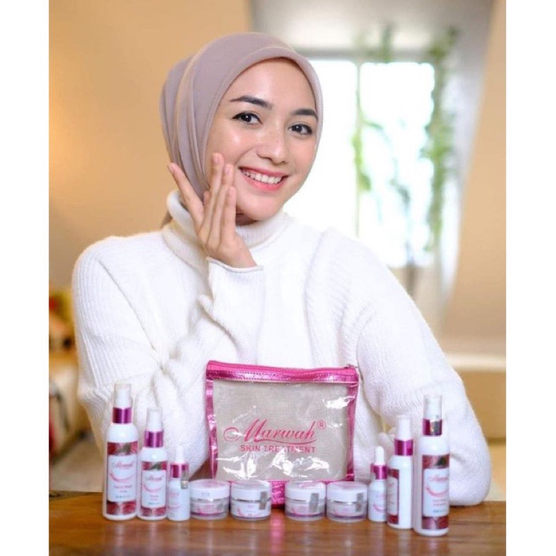 Marwah Skin Care Paket Diamond Bright / Aging / Oily / Acne / Platinum / Teatree BPOM