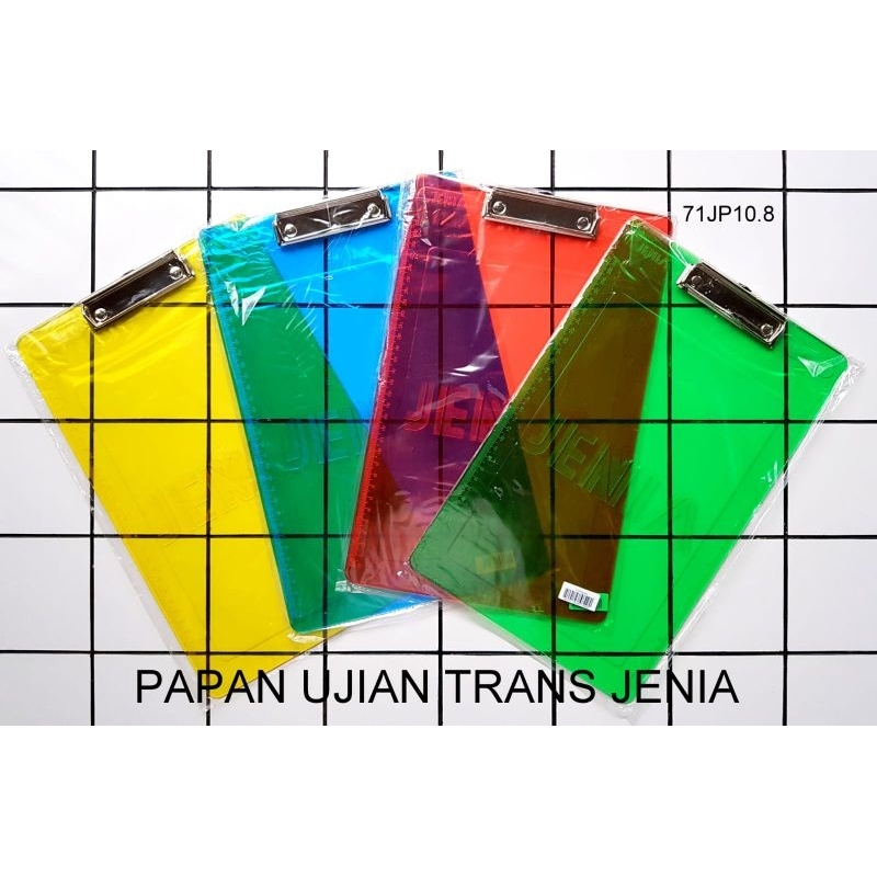 

papan ujian transparant merek jenia # LGK