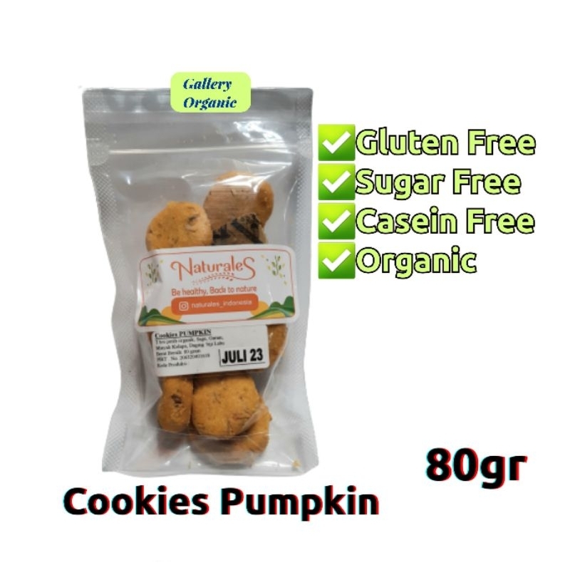 

Cookies Pumpkin | Labu Kuning | Kue Gluten Free | NF | Naturales | Diet Spesial Needs
