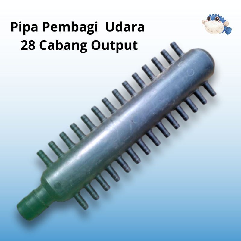 Pipa pembagi cabang untuk airpump aerator udara 28 output