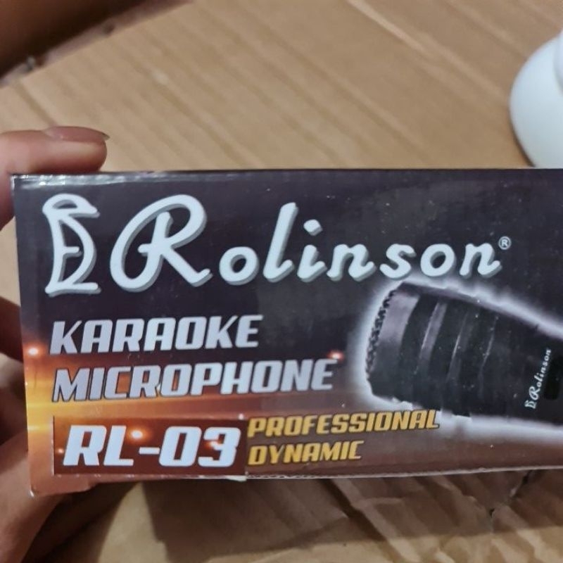 MICROPHONE ROLINSON RL 03 NEW PAKAI KABEL