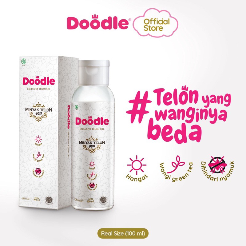 Doodle Exclusive Telon Oil (Minyak Telon) Greentea