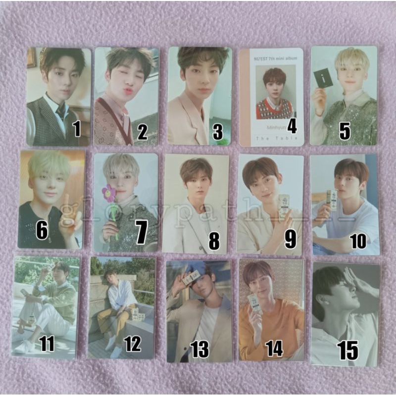 [READY] Photocard official Hwang Minhyun Nu'est