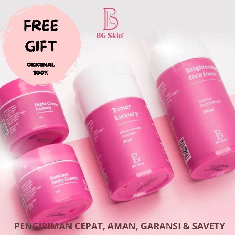 PAKET WAJAH BG SKINCARE  KEMASAN TERBARU BG SKINCARE ANTI JERAWAT GROSIR [[ PAKET WAJAH BG SKIN ]] D
