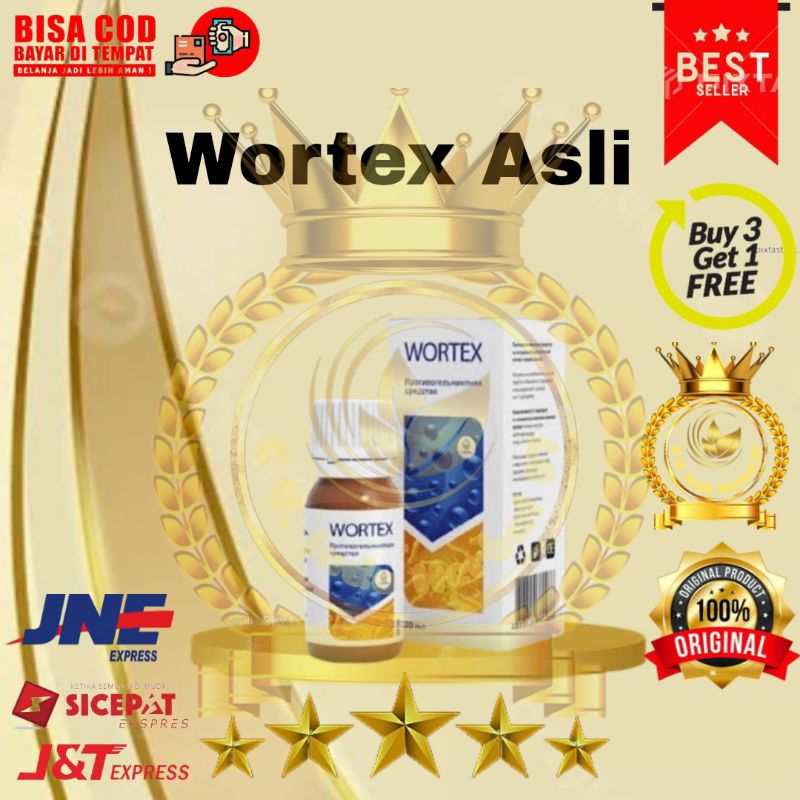 WORTEX Asli Obat Wortex Original 100% Atasi Parasit Dalam Tubuh Secara Alami