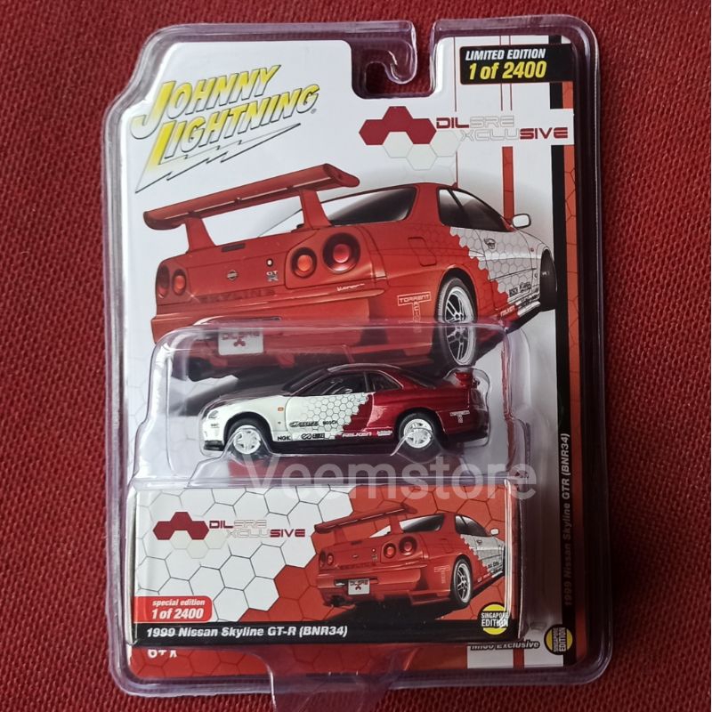 Die Cast 1:64 Nissan Skyline GT-R [BNR34] Two Tone